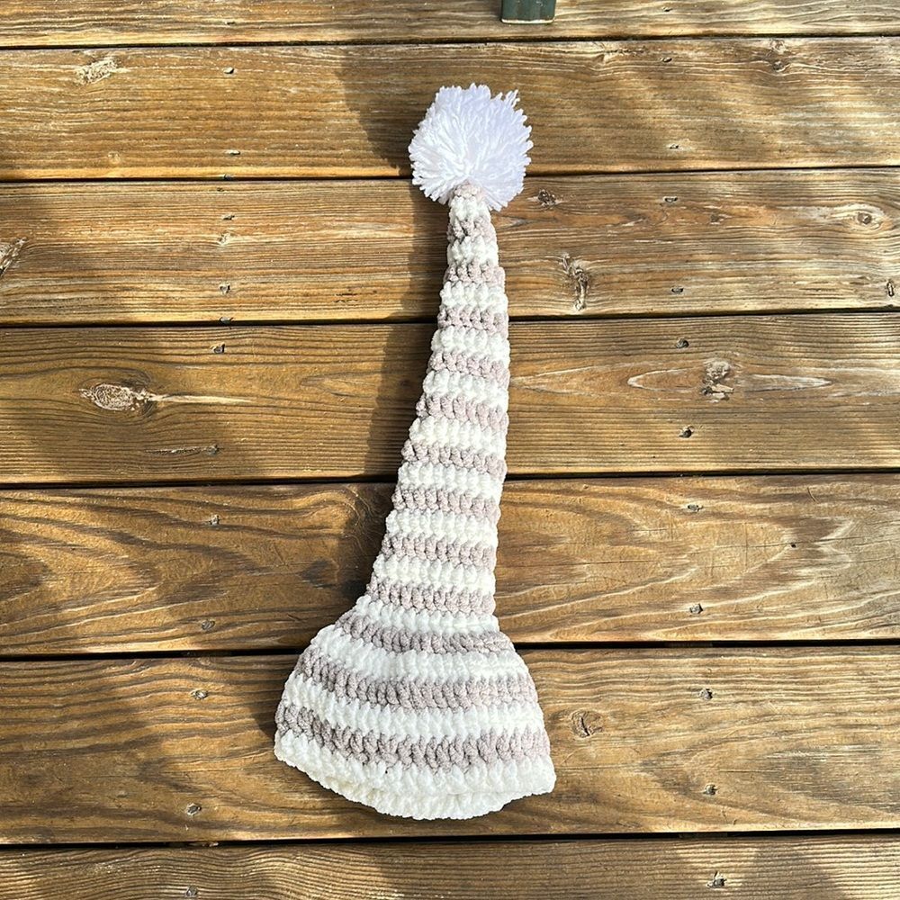 Knitted kids long toboggan